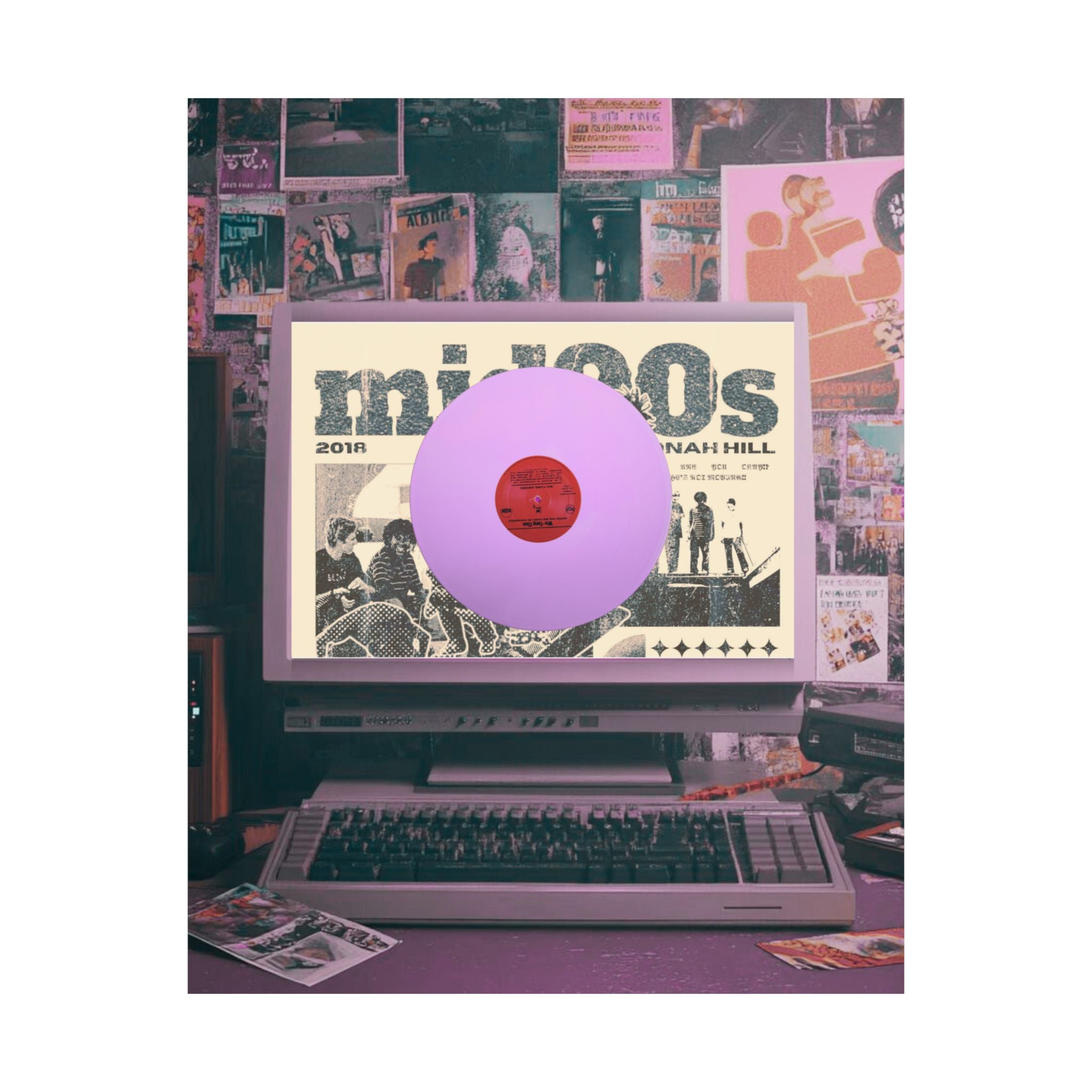 Retro Music Matte Vertical Posters, Vintage Decor, 00s Aesthetic Wall Art, Gift for Music Lovers, Home Office Wall Art
