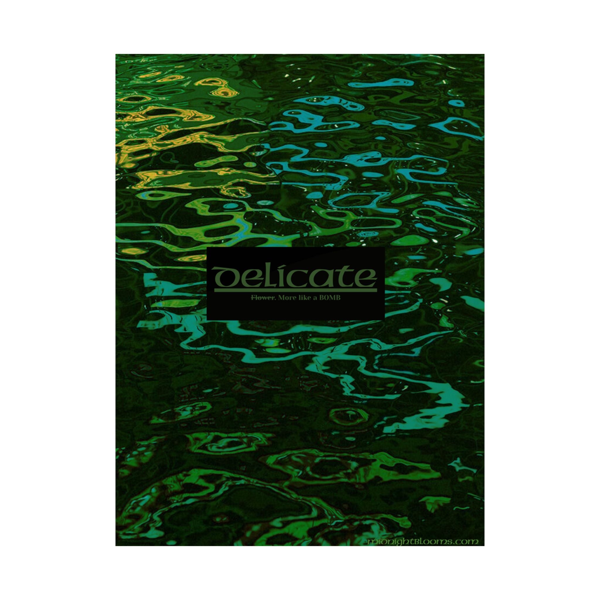Delicate Matte Vertical Poster | Minimalist Wall Art, Home Decor, Nature-Inspired Art, Gift for Greenery Lovers, Art Print