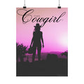 ‘Be A F**** Cowgirl’ Pink Poster