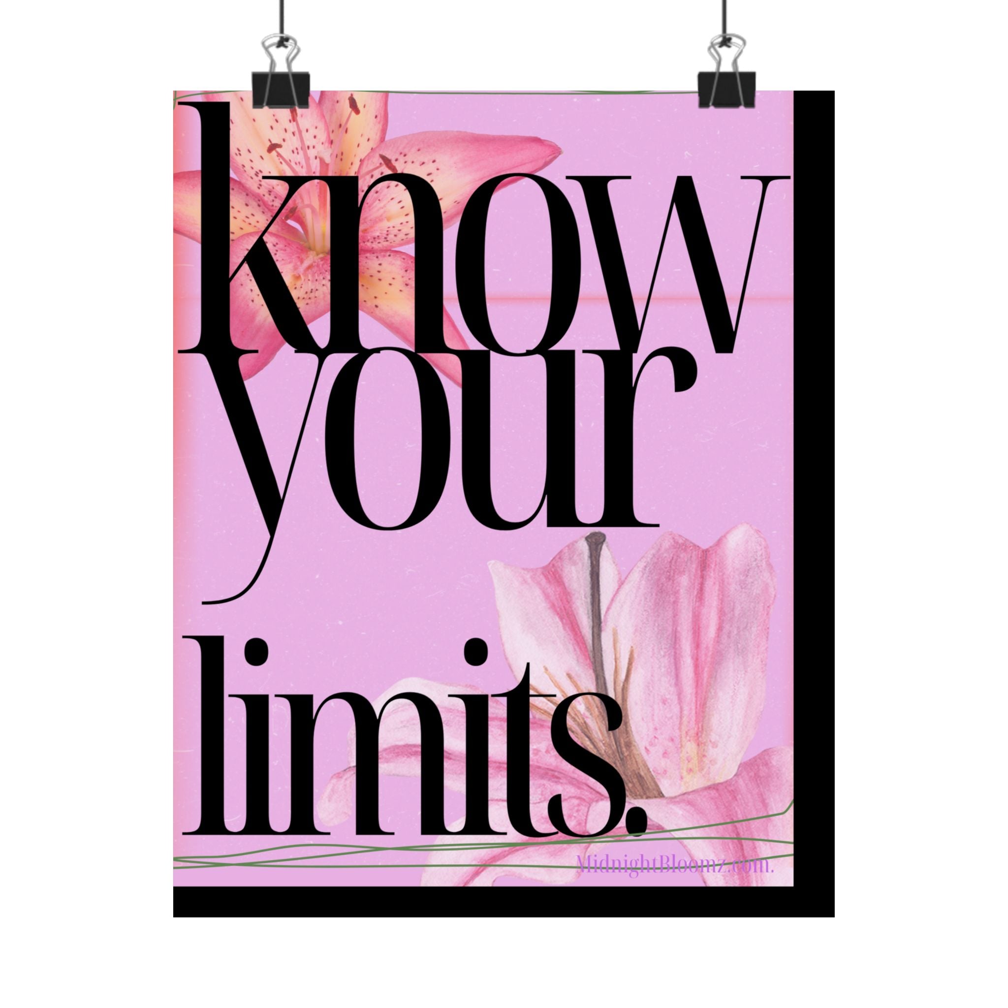Matte Vertical Posters