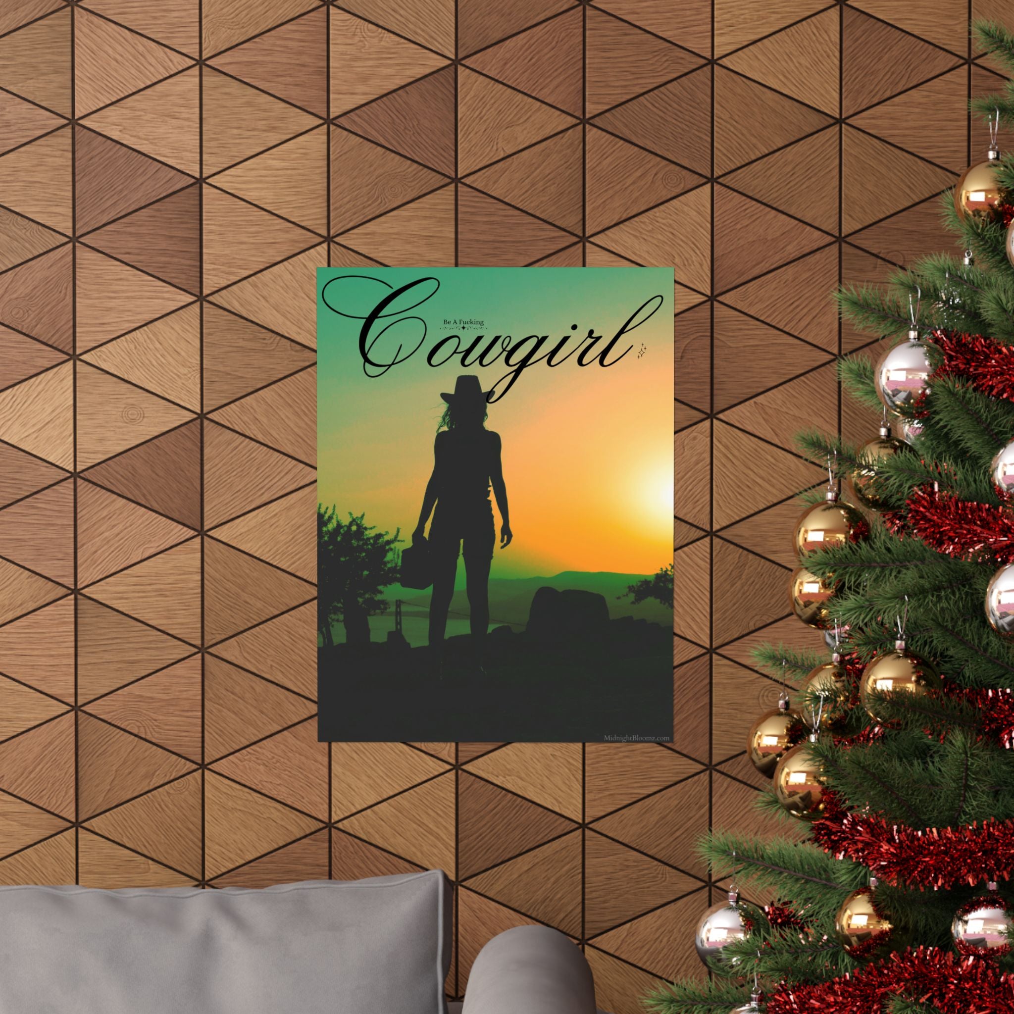 Cowgirl Inspirational Wall Art Poster, Country Decor, Rustic Home Decor, Western Wall Art, Gift for Cowgirls