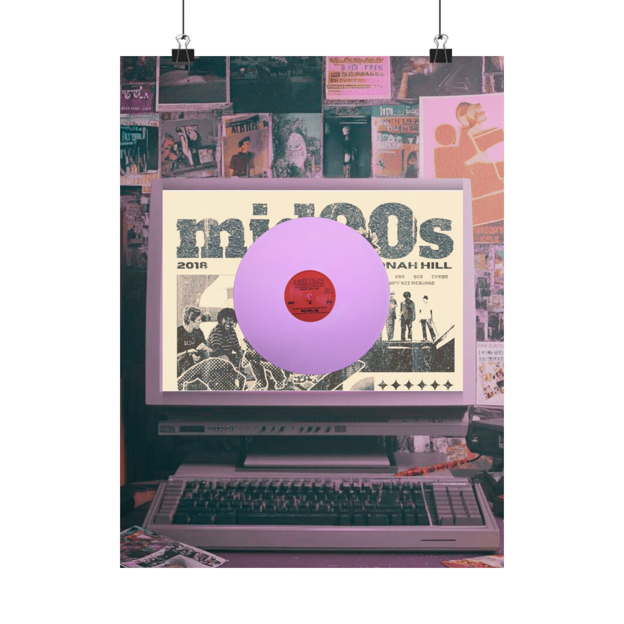Retro Music Matte Vertical Posters, Vintage Decor, 00s Aesthetic Wall Art, Gift for Music Lovers, Home Office Wall Art